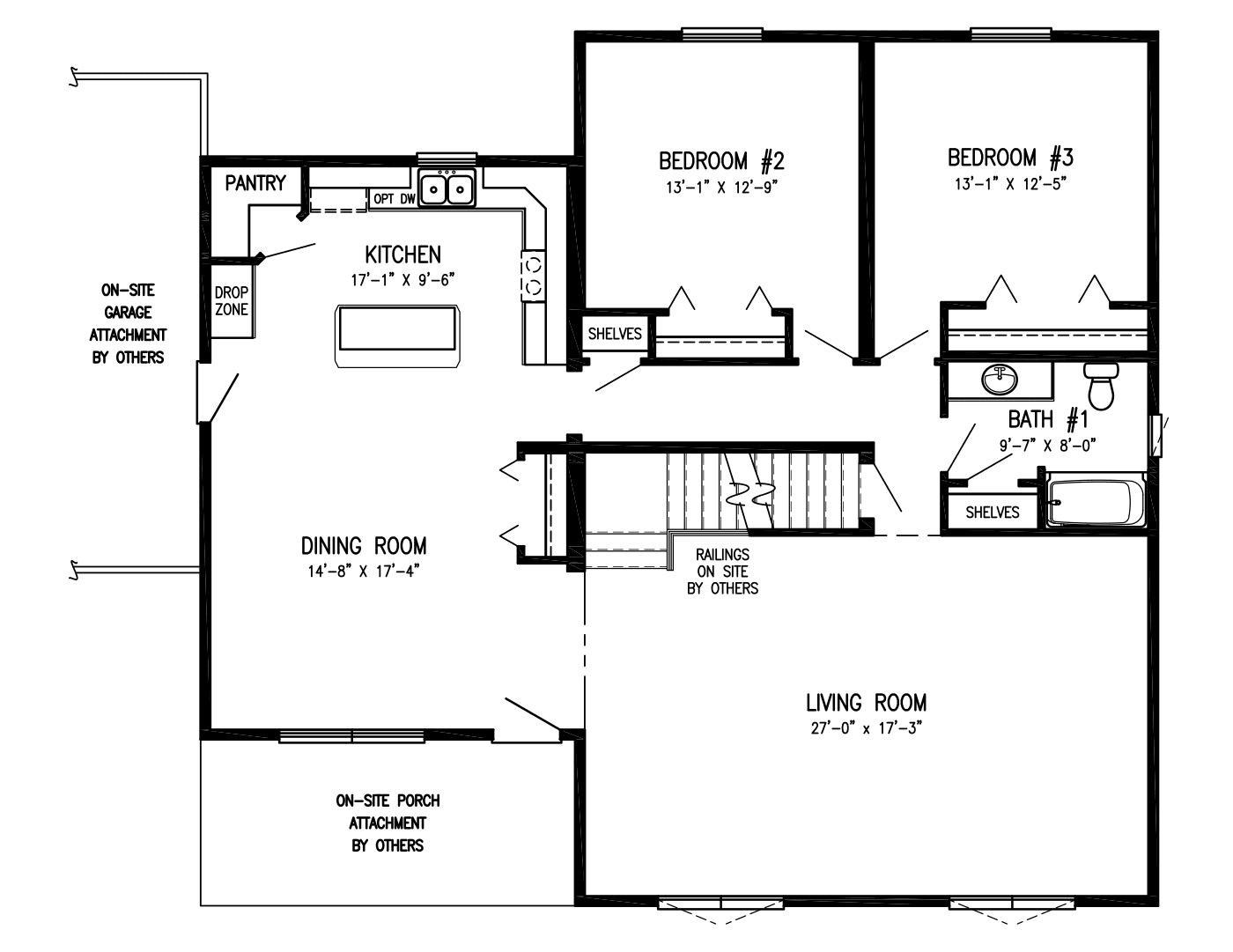 Timber Grove first floor plan