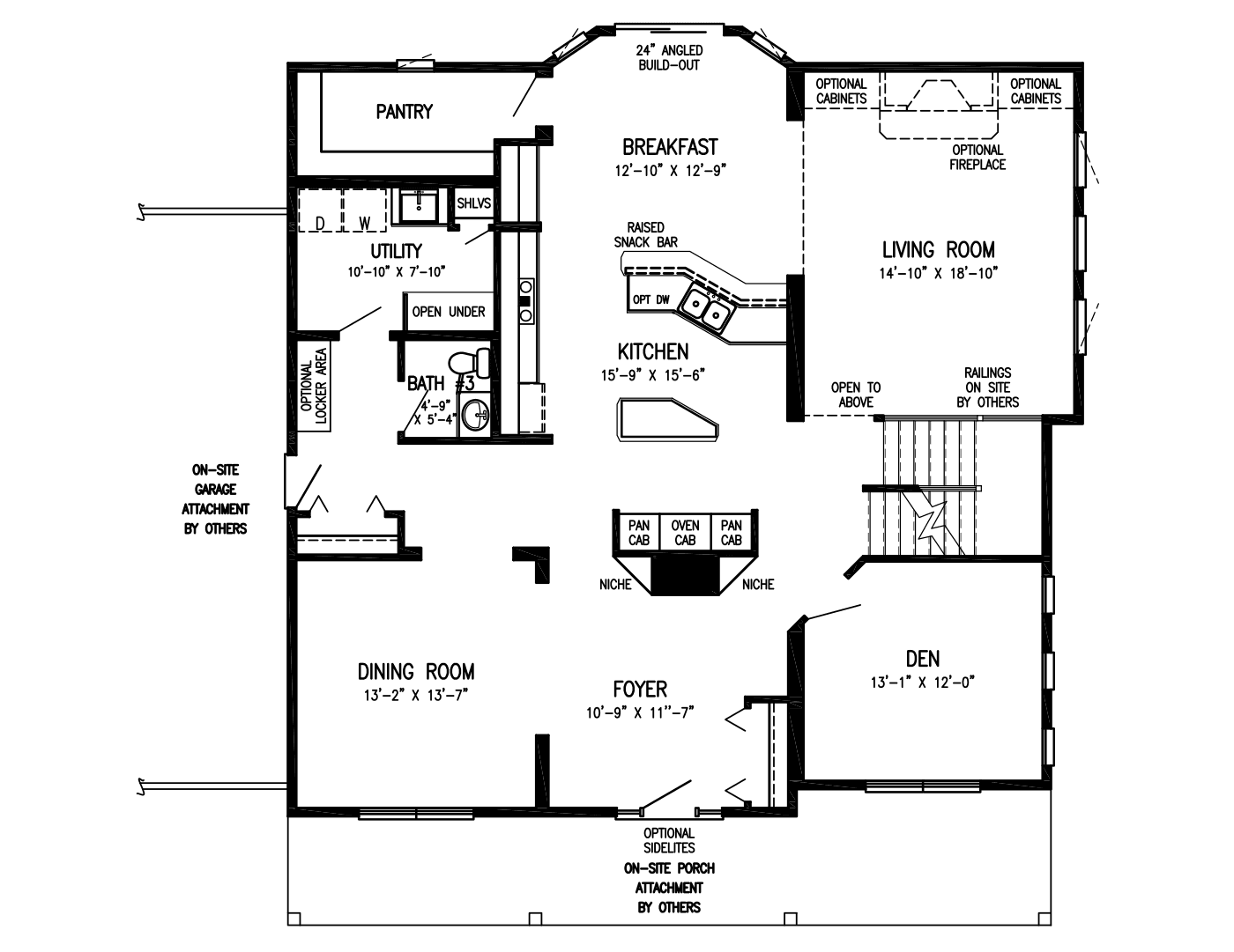 Orchard Hills first floor plan
