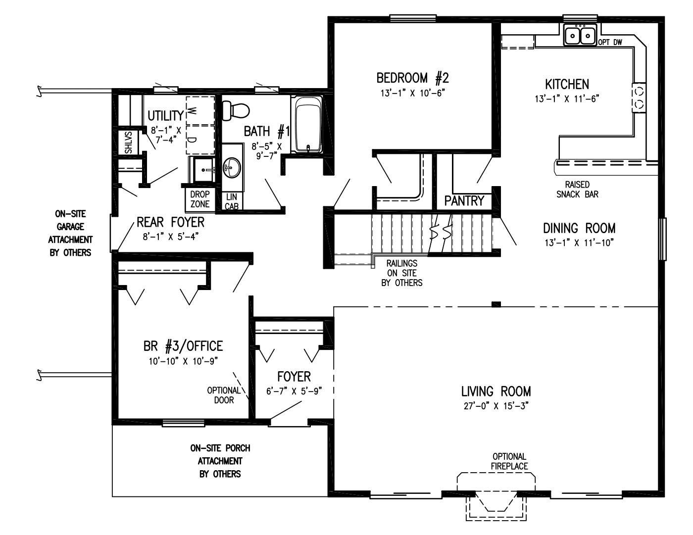 Timber Creek first floor plan