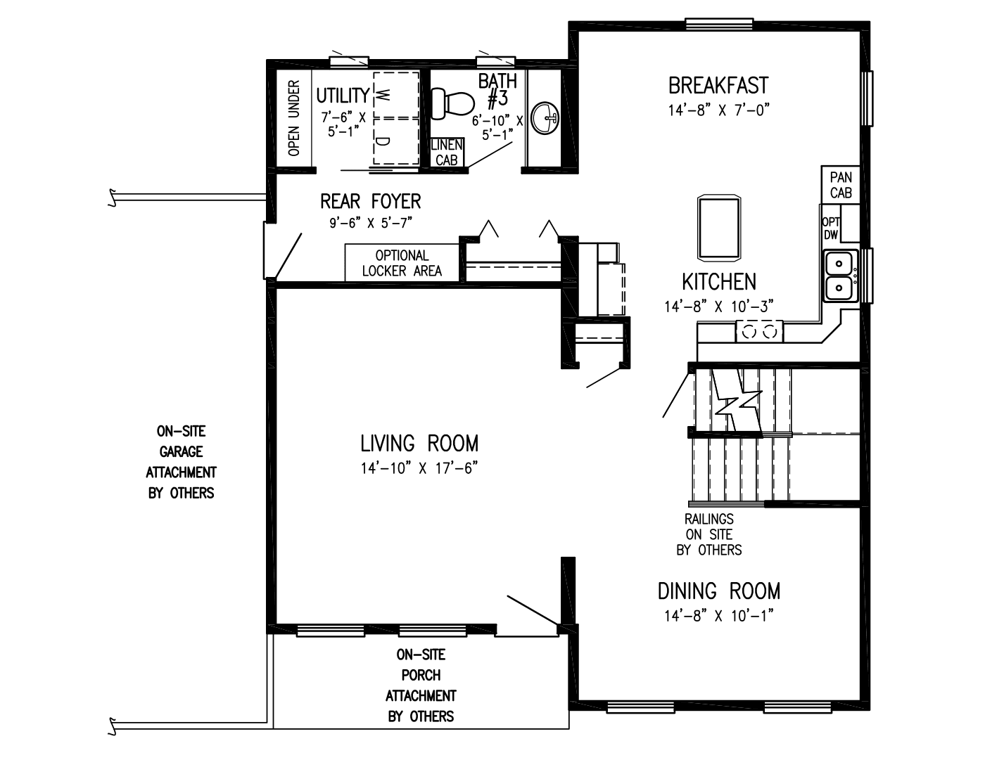Whitney first floor plan